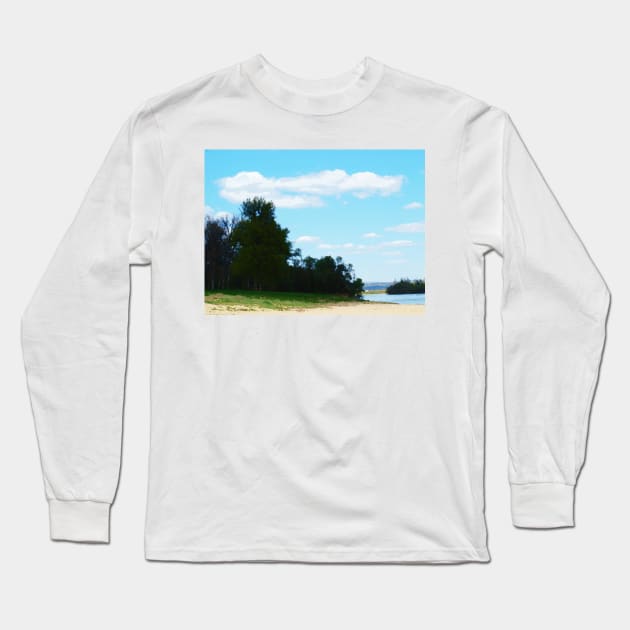 Blue sky Long Sleeve T-Shirt by irwinsb